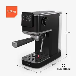 Кавоварка Klarstein SteelPresso Slim Touch (10046330) - мініатюра 7