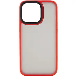 TPU+PC чохол Metal Buttons для Apple iPhone 13 Pro (6.1") Червоний / Red
