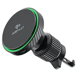 Автотримач для телефона з БЗП ACEFAST D33 Qi2 magnetic wireless charging car holder for air vent Black (6974316280293)