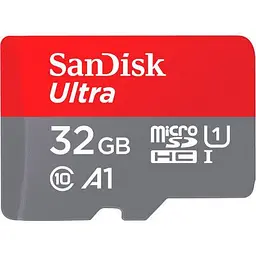 Карта пам'яті SanDisk 32GB microSD class 10 UHS-I Ultra (SDSQUA4-032G-GN6MA) - мініатюра 2