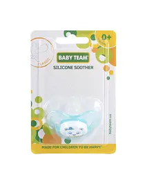 Пустушка силіконова класична 0+ Baby team Блакитний - мініатюра 3