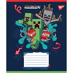 Набір зошитів Yes Minecraft Heroes A5 в косу лінію 12 аркушів 25 шт. (767578) - мініатюра 2
