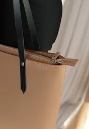 Шкіряний шоппер Walker Mini карамель краст - мініатюра 6