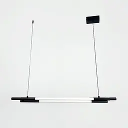 Чорний трубчастий LED світильник у корпусі 90 см | Line F | Арт. MJ351-900L BK