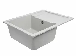Кухонна мийка VALESO 6550 INTENSO матова Біла в крапку (SP000046805) - мініатюра 3