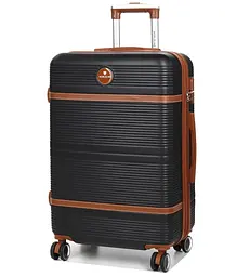 Валіза середня M ABS-пластик Worldline Airtex 629 67×45×27см 74л Чорна