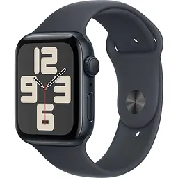 Смарт-годинник Apple Watch SE 2 GPS 44mm Midnight Aluminum Case with Midnight Sport Band M/L (MXEK3) Б/В [166023]
