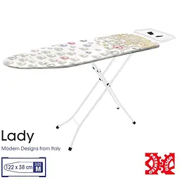 Дошка для прасування Casa Si Lady 122x38 White/Perls (CS93574R267) - мініатюра 3