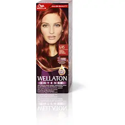 Інтенсивна крем-фарба для волосся Wellaton відтінок 6/45 вулканічний червоний 110 мл - мініатюра 6