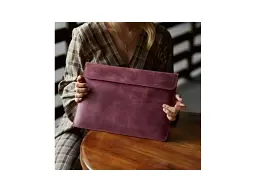 Чохол для ноутбука InCarne Klouz MacBook Air 15 2023-2025 (вінтажний) бордо (klouz-burgundy-vintage-air-15) - мініатюра 3