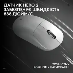 Мишка Logitech G Pro X Superlight 2 Lightspeed Wireless White (910-006638) - мініатюра 12