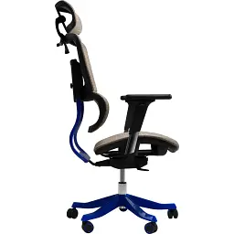 Геймерське крісло GT Racer X-626 Gray/Blue [122619] - мініатюра 5