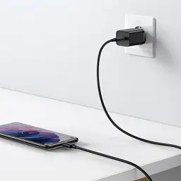 Зарядний пристрій Baseus 1xUSB 25W (USB-C) + Cable Type-C black (TZCCSUP-L01) - мініатюра 10