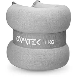 Обважнювачі Gymtek для рук і ніг 2 х 1 сірий - мініатюра 4