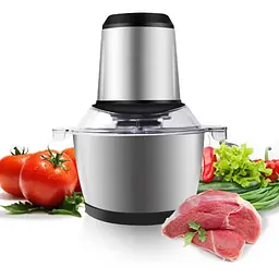 Електричний блендер-подрібнювач Cooking Блискавка 2 літри Метал 850 Вт