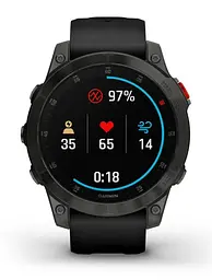 Смарт-годинник Garmin Epix (Gen 2) Sapphire - Black Titanium (010-02582-10/11/18) - мініатюра 4