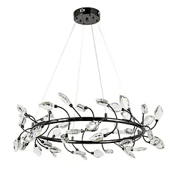 Люстра LED Levistella 7989300-48 led (800) PLBK, 32W, чорний акрил, регульована температура світла, сучасний стиль для дому