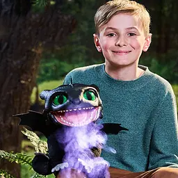Інтерактивна м'яка іграшка PUPPETRONIC BY REAL FX - БЕЗЗУБИК REAL FX HTTYD-1001-01