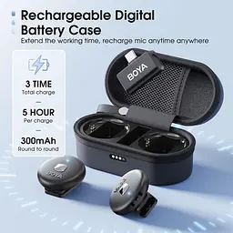 Петличний мікрофон Boya Omic-U Type-C Black - мініатюра 9