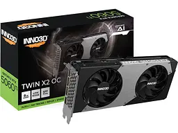 Відеокарта Inno3D GeForce RTX 5060 Ti 8GB TWIN X2 (N506T2-08D7-193075N) - мініатюра 2