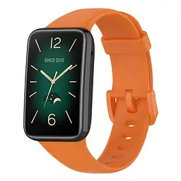Силіконовий ремінець для фітнес браслетів Xiaomi Mi Band 7 Pro, Silicone, orange, зі зручною застібкою, на фітнес трекер та смарт годинник, ArmorStandart (ARM66797)