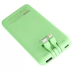‌Зовнішній акумулятор Infinix XP07 10000 mAh з кабелями Type-C та Lightning 22.5W - мініатюра 2