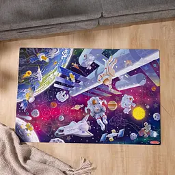 Підлоговий пазл Космос Melissa & Doug Glow in the Dark дитячий пазл на 48 деталей,світиться у темряві (SKU-218) - мініатюра 5