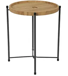 Стіл Bo-Camp Carnaby M 32x32 cm Bamboo Brown (1404322) (DAS302571) - мініатюра 4