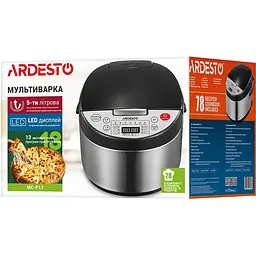 Мультиварка Ardesto сріблясто-чорна 860Вт (MC-P13) - мініатюра 8