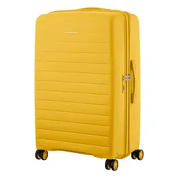 2E Валіза, Aero, поліпропілен, велика, 99/119 л, TSA, 4 колеса, EXP, бурштиново-жовтий - мініатюра 7