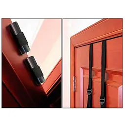 Секс-гойдалка текстильна для дверей Fetish Tentation Door Straps Чорний - мініатюра 3