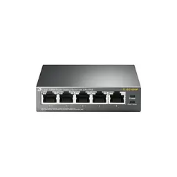 Комутатор TP-Link TL-SG1005P 5 LAN 10/100/1000 Mb некерований металевий корпус