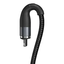 Кабель Baseus USB Lightning Magnetic 2.4 A Zinc color 1 m - мініатюра 7