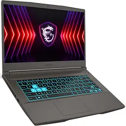 Ігровий ноутбук MSI Thin 15 B13VE-3431XRO, Intel Core i5-13420H до 4.6 ГГц, 15.6-дюймовий FHD, 16 ГБ, SSD 512 ГБ, NVIDIA GeForce RTX 4050 6 ГБ, Free DOS - мініатюра 2