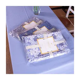 Скатертина MirSon Рогожа №214 Lavender 100x130 см (2200006723301) - мініатюра 4