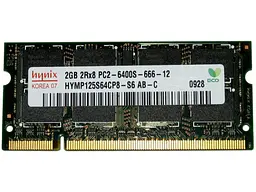 Модуль пам'яті Hynix 2 GB SO-DIMM DDR2 800 MHz (HYMP125S64CP8-S6)