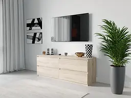 ТБ тумба Moreli ST-223 Ш1400/В530/Г400 Дуб сонома - мініатюра 2