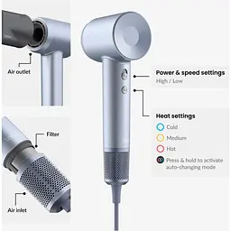 Фен Laifen Swift Silver Blue [83607] - мініатюра 11