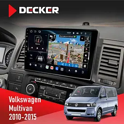 Штатна магнітола Volkswagen Multivan 2010-2015 Decker D9-011 4x64, DSP, 4G, 360 Decker (НФ-00009245)