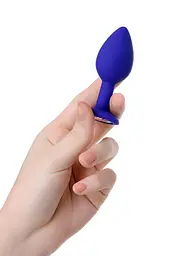 Анальна пробка ToDo Anal Plug Brilliant 7 см (синій) - мініатюра 10