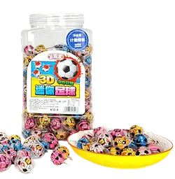Жувальні цукерки Halloween 3D Football Gummy Candy with Jam