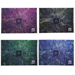 Папка на кнопці LEADER А4 асорті пластикова LK8551A4 24-10 Імп