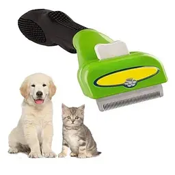 Фурминатор для вычесывания подшерстка животных Pet Knot Comb 9 см M для кошек и собак  - миниатюра 2