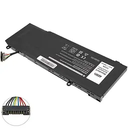 Акумулятор Dell 1F22N (Alienware M17 series) 15.2V 3000 mAh 46Wh Black - мініатюра 2