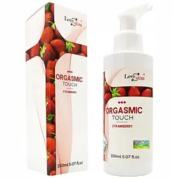 Гель масажний Love Stim Orgasmic Touch Stawberry 150 мл - мініатюра 3