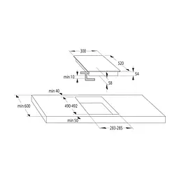 Варочна поверхня Gorenje GI3201BC - мініатюра 2