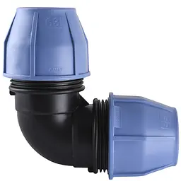 Коліно ПНД Vsplast 63x63 4001 000007892