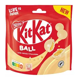 Шоколадні кульки KitKat Ball White Chocolate Branco 140г