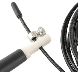 Скакалка швидкісна Power System PS-4033 Crossfit Jump Rope Black 2,8 м (PS-4033_Black) - мініатюра 3