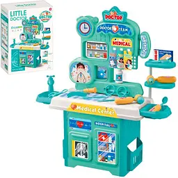 Набір лікаря A-Toys стіл 38×20×50 см окуляри медичні інструменти 28 предметів 922-217